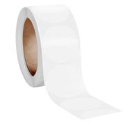 Healifty Adesivi Trasparenti Rotondi per Sigilli Buste 5 CM Etichette Adesive per Confezioni e Scatole Rotolo da 500 Pezzi per Ufficio Artigianato e Organizzazione Documenti