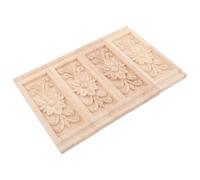 Healifty Applique in Legno Decorativo per Mensole Rustiche 4 Pezzi Decorazione per La Casa Mensola in Legno Decorativa Mensola per Angolo per Armadietto Decorazione