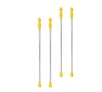 Healifty Asta di Prolunga per Bomboletta Spray 4 Pezzi, Palo Spruzzatore per Irrigatore d'Acqua Barra Telescopica per Uso Agricolo e Frutteti