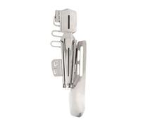 Healifty Attacco per Rilegatura Angolo Retto per Macchina da Cucire Piegatore Doppia Piegatura Facile da Installare Strumento per Rifinire Tessuti con Angoli Arrotondati Compatibile con