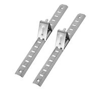 Healifty Barre Supporto Per Frigorifero 20 Cm in Acciaio Inossidabile Divisori Per Ripiani Congelatore Organizer Per Ripiano Frigorifero Con Ganci e Viti Per Cucina e Armadi Refrigerati