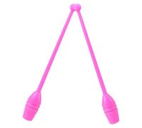 Healifty Bastoni per Ginnastica Artistica in Plastica Rosa Strumento Artistico Multiuso per Adulti e Attrezzo Fitness per Ginnastica Posturale e Danza