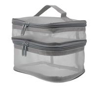 Healifty Borsa Trasparente per Cosmetici Cerniera Liscia Borsa da Toilette per Valigia Resistente all Usura e Leggera Design Trasparente per Vedere Chiaramente gli Oggetti all Interno