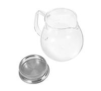 Healifty Caffettiera Manuale Vetro e Acciaio Inossidabile Filtrante per e Tè Filtrante per Facile da e Misurare Utensile Portatile per Uso