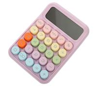 Healifty Calcolatrice da Tavolo Piccola Meccanica con Tastiera Precisa e Display LCD Cifre Leggera e Compatta per Ufficio Studio e Uso Quotidiano