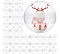 Healifty Capsule Distributore Automatico Rotondo 50 pz Gumball Macchina Bulk Clear Container Pasqua Bomboniere Basket Stuffers