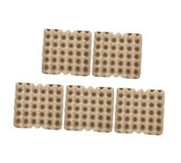 Healifty Cartone Per Uova in Fibra Di Carta 30 Scomparti Separati Contenitore Per Uova Vuoto Leggero Resistente Per Conservazione e Trasporto Medie Grandi Per Mercati e Negozi