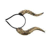 Healifty Cerchietto Corna da Diavolo Halloween in Oro Fascia Unisex per Costume Demone Accessorio Cosplay Gotico per Feste Photo Props e