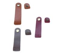 Healifty Chiusura a Scatto Per Borsa in Vera Pelle 3 Pezzi, Fibbia Per Portafoglio e Accessori Fai Da Te, Adatta Per Borse a Tracolla e Borsette Artigianali