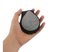 Healifty Clip Portaocchiali da Sole per Auto Strass Supporto Clip per Visiera Parasole Ammortizzato Organizer Compatto per Accessorio da Viaggio per Veicoli Apertura una Mano