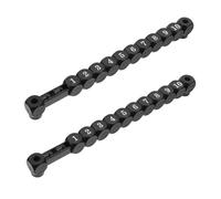 Healifty Contatori di Punteggio per Calcio Balilla 2 Pezzi Neri, Barra Segnapunti Compatta Bordi Arrotondati, Accessori Versatili per Giochi da Tavolo e Biliardini Standard