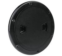 Healifty Copertura per Boccaporto Rotonda Antiscivolo 6” in ABS Resistente per Yacht, Kayak e Barche, Anello di Tenuta in Gomma e Installazione Verticale/Orizzontale, Accessorio Nautico