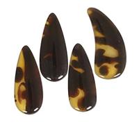 Healifty Copriunghie in Celluloide per Guzheng Plettri per Strumenti Corda Protezione Unghie Professionale per Esecuzioni Grande per Adulti Sopra