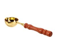 Healifty Cucchiaio Sigillante Legno per Cera Lacca Design Ergonomico Antiscivolo per Sigilli Strumento Pratico e Durevole per Sciogliere Cera Velocemente