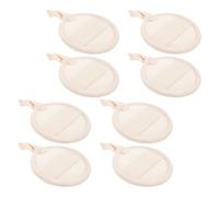 Healifty Dischetti Esfolianti per Viso e Corpo 8 Pezzi Pad Detergenti Naturali in Fibra di Canapa 8X8 CM Accessori per Pulizia Profonda dei Pori e Routine Skincare Quotidiana per Pelle