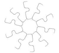 Healifty Estrattore per Rami di Alberi da Frutto M 18 Cm Set 10 Pezzi in Filo Zincato Sollevatore e Regolatore Rami per Giardino Attrezzo Riutilizzabile per Modellare