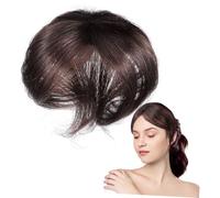 Healifty Extension per Capelli Topper per Donne Capelli Diradati in Umana Facile da Usare Clip per Aggiungere Volume e Spessore