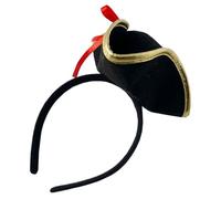 Healifty Fascia da Pirata per Donna Elasticizzato Fiocco Dorato Accessorio per Cosplay e Costumi da Festa a Tema Pirata Copricapo Leggero per Carnevale Recite Scolastiche e Festival