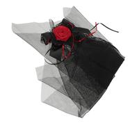 Healifty Fascia Halloween con Nero e Finte Accessorio Gothic per Costume Sposa Decorazione per Feste Carnevali e Cosplay