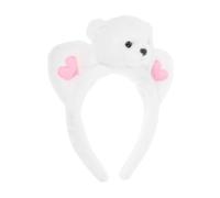 Healifty Fascia Per Con Orecchie Di Orso Peluche Accessorio Carino Per Cosplay e Feste Morbida e Durevole Perfetta Per Ogni Occasione