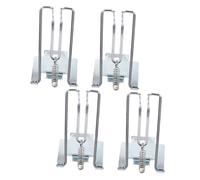 Healifty Fermasoldi per Registratori in Metallo 4 Pezzi Accessorio Ricambio Clip per Cassetto Contanti Organizzazione Denaro per Negozi e Ristoranti