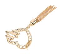 Healifty Fibbia in Metallo a Forma di Cuore Nappa 3 Pezzi Ciondoli Decorativi in Lega di Zinco per Borse e Artigianato Fai da Te Accessori Leggeri e Resistenti per Decorazioni Moda