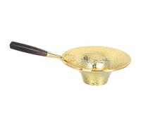 Healifty Filtro per Tè in Rame Decorativo con Design Zen Colino da Tè Pratico per Infusore in Casa Sfuso Accessorio per Preparazione