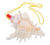 Healifty Fischietto a Conchiglia Naturale da 11-14 Cm, Giocattolo Decorativo e Strumento Musicale, Suono Armonioso per Feste e Arredo Casa