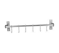 Healifty Gancio da Parete Cucina in Acciaio 304 senza Foratura Appendiabiti Multifunzione Resistente per Bagno e Armadio Supporto Organizer Facile da Installare e Pulire