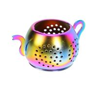 Healifty Infusore per Tè a Forma di Teiera in Acciaio Inox Resistente, Colino per Casa e Ristorante, Filtro per Tisane Facile da Pulire e Accessorio Creativo per Infusione Quotidiana