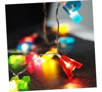 Healifty Lampada Decorativa a LED per Compleanno Lettere Inglesi Stringa Luminosa da 13 Metri in PVC senza Batteria per Feste Camera da Letto e Soggiorno