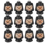Healifty Lampade a Cherosene in Miniatura 12 Pezzi per Micro Paesaggi Decorazioni Luminose per Casa delle Bambole Accessori Vintage per Arredamento da Tavolo