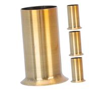 Healifty Manicotti Base Lampadario in Ferro 30x80mm, Coperture per Tubi di Candele, Accessori Leggeri per Lampadari, Set da 4 Pezzi per Sostituzione e Installazione in Illuminazione