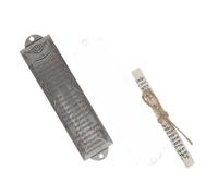 Healifty Mezuzah da Porta in Metallo con Pergamena Religiosa Ebraica Decorativo con Simboli Sacri Leggero e Resistente Idea Regalo Spirituale per Casa e Ingresso
