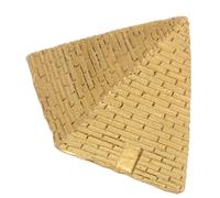 Healifty Miniatura Piramide Egiziana in Resina Decorativa Realistica Ornamento Antico per Casa e Ufficio per Spazi Piccoli e Amanti della Cultura Antica