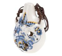 Healifty Ocarina Contralto a 6 Fori in Ceramica per Principianti Strumento a Fiato Leggero e Portatile per Esercizi Musicali e Ocarina Professionale per Studio e Pratica