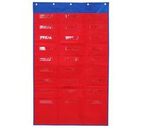 Healifty Organizer da Parete 27 Tasche Rosso per Aula Scolastica Borsa da Appendere per Compiti e Cartelle Organizer Tascabile per Insegnanti Spazio Ottimizzato e Tessuto Resistente