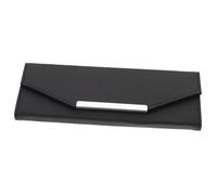 Healifty Organizer per Pinzette Sopracciglia in Materiale Pu Nero, Portatile e Leggero Protezione Antiurto per Uso Quotidiano e Viaggio