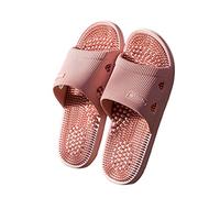 Healifty Pantofole di Massaggio, Pantofole Donna Estive Ciabatte Uomo Digitopressione Massaggiatore Plantare Fascite Pantofola Sandali Riflessologia per Uomo Donna ( Color : Pink , Size : 37/38 EU )