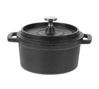 Healifty Pentolino Mini Ghisa Rivestimento per Latte e Stufati Casseruola Resistente Adatto Cucina Induzione e Bollilatte