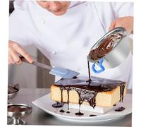 Healifty Pentolino per Bagnomaria in Acciaio con Manico in Silicone Anti-scottatura e Coperchio Ciotola per Sciogliere Cioccolato Burro Formaggio e Candele Scaldavivande Uniforme e Veloce