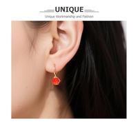 Healifty Perline Bicone Rosse Trasparenti Facettate in Plastica Perline Spaziatrici Resistenti per Creazioni di Gioielli Fai da Te Collane e Braccialetti con Effetto Cristallo