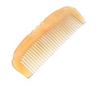 Healifty Pettine in Corno di Pecora Naturale Antistatico con Massaggio Capelli Fatto Mano Stimola la Circolazione e Lenisce il Mal di Testa Design Unico per Capelli e Capelluto