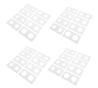 Healifty Porta Monete da Collezione in Cartone 400 Pezzi 8 Dimensioni Assortite, Supporti per Deposito Monete Leggeri e Resistenti, Accessori per Raccolta e Conservazione Numismatica