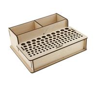 Healifty Porta Utensili in Legno per Lavorazione Pelle Diverse Dimensioni Organizer Artigianale Fai da Te per Attrezzi da Lavoro e Cucito Supporto Pratico per Progetti DIY e Stoccaggio