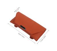 Healifty Portaocchiali Da Sole Per Pelle Pu Custodia Portaoggetti Multifunzionale Scatola Portaocchiali e Piccoli Oggetti Facile Installazione All Aletta Parasole Design Salvaspazio Per