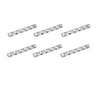 Healifty Portapenne per Nail Art in Acrilico Trasparente 6 Pezzi Supporto per Manicure 5 Scomparti Portaoggetti Compatto per Pennelli e Pennarelli per Organizzare e Conservare Utensili