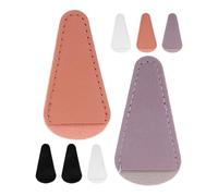 Healifty Protezione per Forbici in Pelle Pu 8 Pezzi, Custodia Portatile per Punte Lame, Copertura Sicurezza Compatta per Forbici da Salone, Cucito e Artigianato, Protezione Lama Resistente