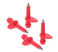 Healifty Punte per Bastoncini da Trekking 4 Pezzi in Carburo Design Antiscivolo e Leggero, Accessori per Escursionismo e Alpinismo All'aperto