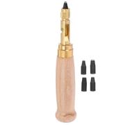 Healifty Punzone a 6 pezzi per pelle, cuoio, libri, carta, Kit a 6 punte da 1.5 mm 2 mm 2.5 mm 3 mm 3.5 m 4 mm